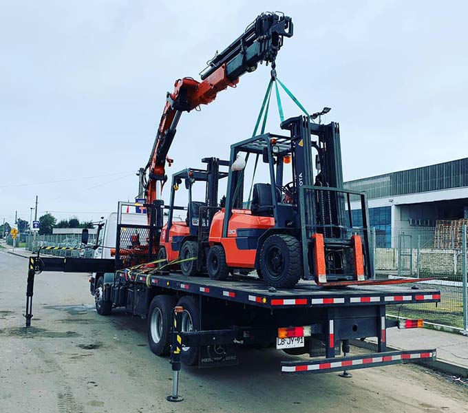 Arriendo grúas de horquilla en Chillan