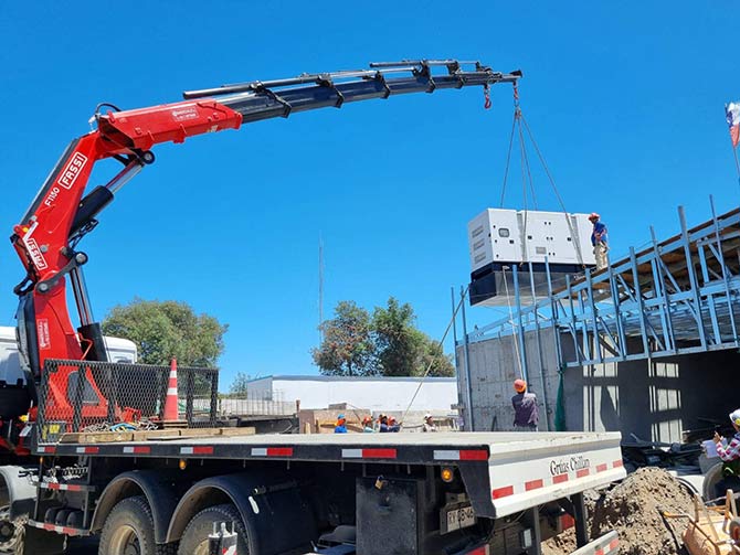Grúa pluma Chillán